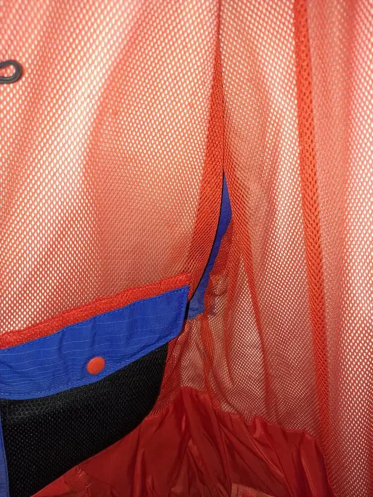 THe North Face‎ 2 Tone Blue and Red Coat with Inside Pockets Size Small